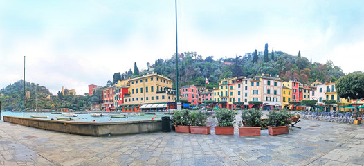 Portofino during winter