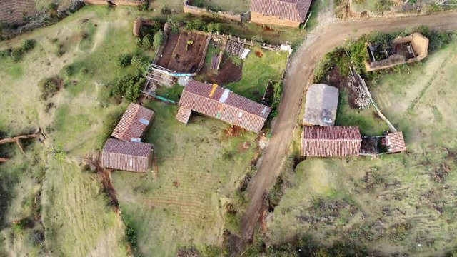 Andean Village Chonta in Peru