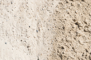 Sand, Gravel, Pebbles and Concrete Mix