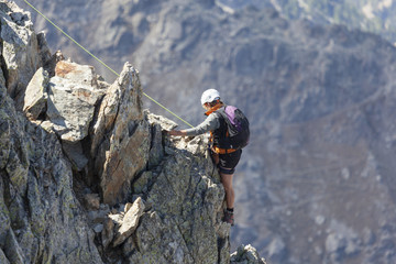 Alpinistes dans le Mercantour