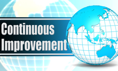 Continuous improvement with sphere globe