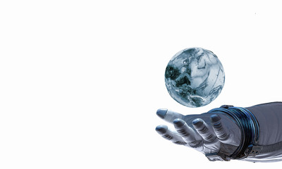 Earth day concept. Mixed media