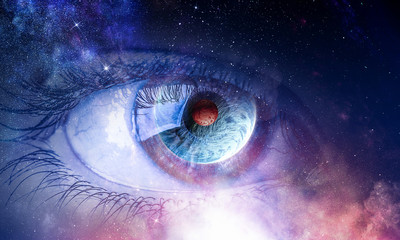 Space abstract backdrop