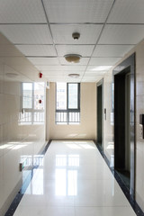 Obraz na płótnie Canvas Elevator Corridor for High-rise Residential Buildings