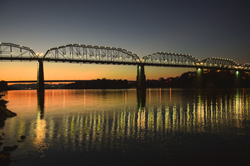 Chattanooga, Tennessee  Bridge at sunrise
