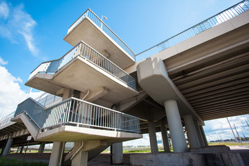 bridge architecture with a ladder