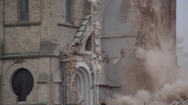 Church demolition in Immerarth near Cologne