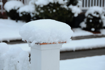 Snow on Post