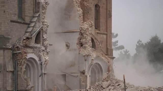 Desctruction of a Church