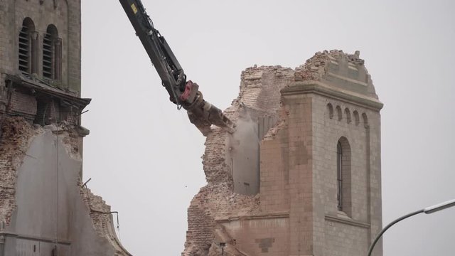 Desctruction of a Church