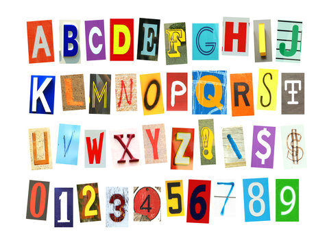 Letters Cut Out Newspaper Images – Browse 2,774 Stock Photos, Vectors ...