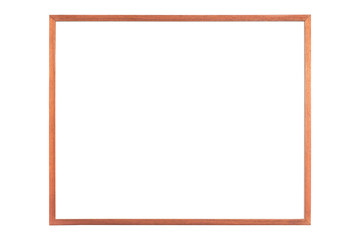 Picture frame isolated on white background.