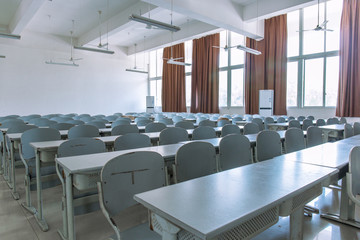 University classroom interior