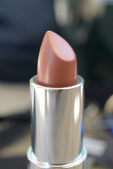 Closeup of soft textured lipstick