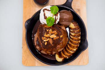 Chocolate lava cake set