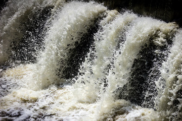 Hemlock Gorge Falls- Abstract