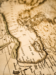 古地図　中東地域