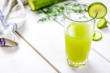 Healthy cucumber drink