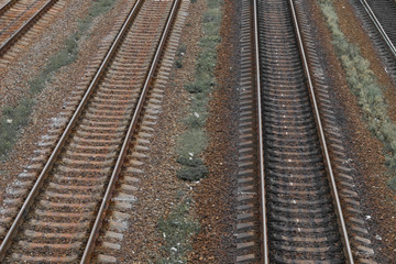 Fototapeta na wymiar communication of the railway