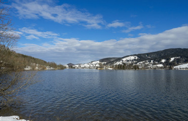 Schliersee petit lac des Alpes de Bavière en Allemagne