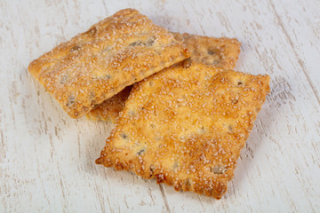 Tasty cracker cookies