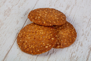 Delicious sesame cookies