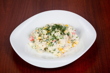 Russian Crab salad
