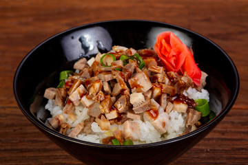 Rice with pork