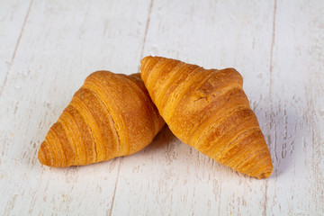 Sweet tasty croissant