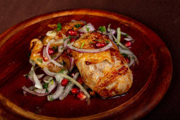 Pork cutlet with minced meat