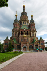 Fototapeta na wymiar Peter and Paul Cathedral in Saint Petersburg.