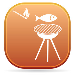 Grilled fish icon