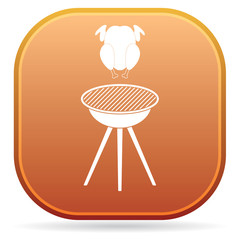 Grilled chicken icon
