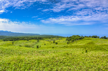 快晴の自然公園