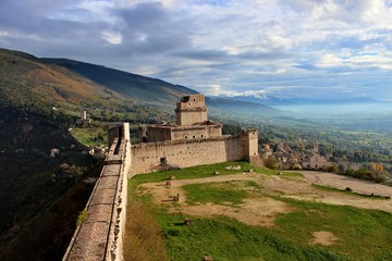 ancient castle in Assisi