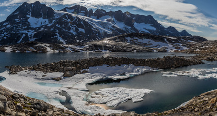 Fototapeta na wymiar Die Wildnis Grönlands