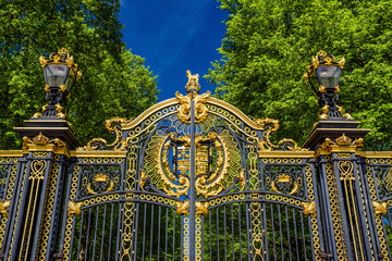 Fototapeta na wymiar Ornament gate in London