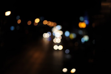 Boogie, car lights or street lights.