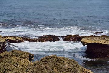 Rock and whitecap, Japan