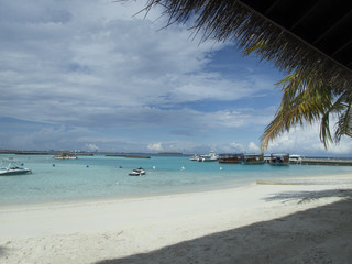 ビーチ　モルディブ
