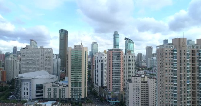 One of the very few remaining old Shanghai style residential areas shortly before its demolition, to make way for more high-rise development, such as those seen in the background. Part 3 of 3.