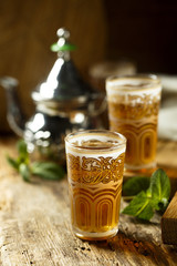 Moroccan tea with mint