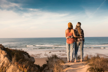 Girls on the beach