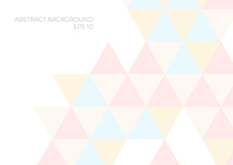 Modern abstract geometric background in minimalistic style with triangular shapes.