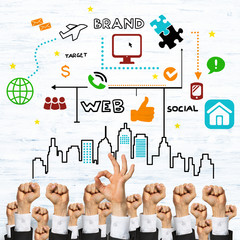 Business and teamwork concept