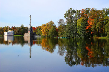 Catherine Park in the Pushkin city,  Russia