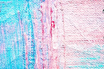 Grunge colorful background with brush strokes. Oil painting on canvas. Scratched wall texture. Fragment of artwork.