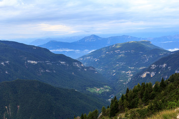 Fototapeta premium Wandern im Gebirge