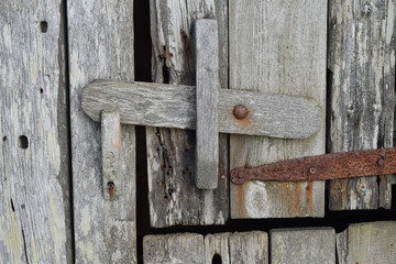 Detail of Hawker's Hut Morwenstow North Cornwall