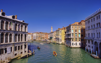 Grand Canal in Venice city, Italy